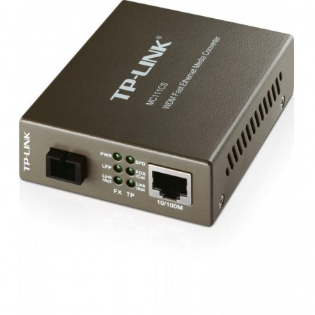 Conversor Tp-Link 10/100Mbps RJ45 a 100Mbps MC111CS