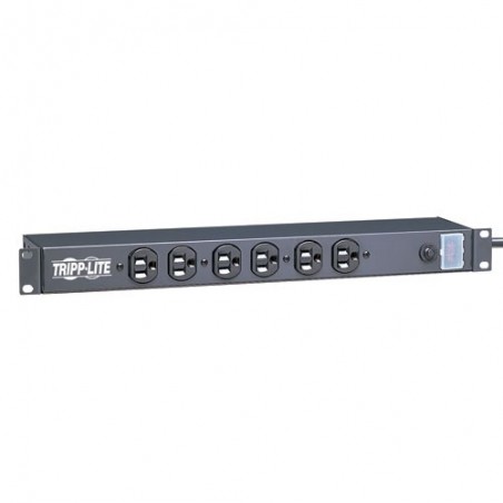 Multitoma Monofásica Estándar, 15A 120V, Instalación Horizontal 1U de Rack, 13 Tomacorrientes NEMA 5 - Imagen 1