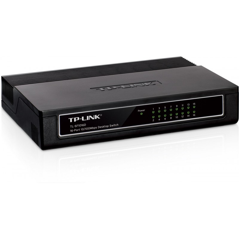 Switch 16 Puertos 10/100 Tp-Link TL-SF1016D No Administrable