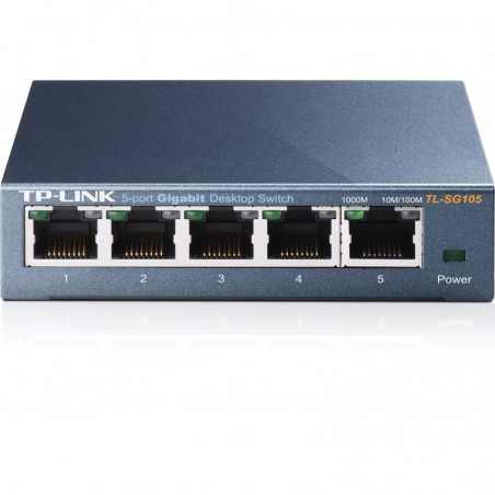 Switch Tp-Link 5 Puertos Gigabit 10/100/1000 Caja Metalica TL-SG105