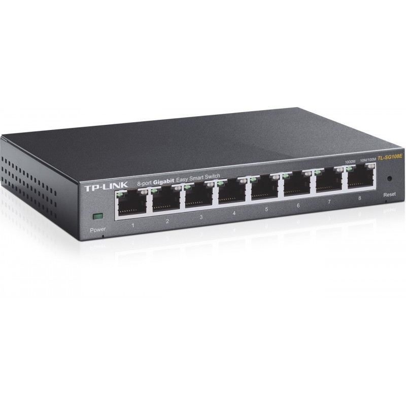 Switch Tp-Link 8 Puertos Gigabit Smart RJ45 TL-SG108E