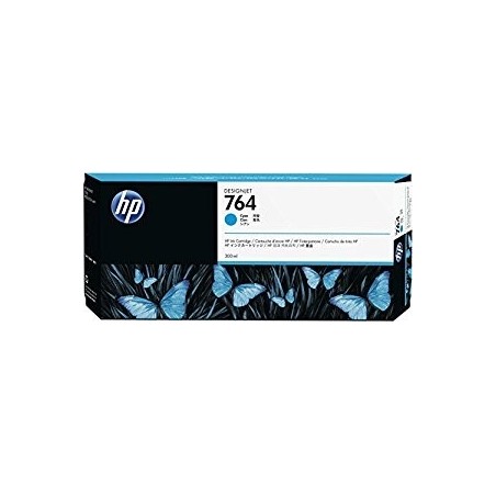 Cartucho Tinta HP C1Q13A Cyan 764 300ml Designjet T3500 MFP