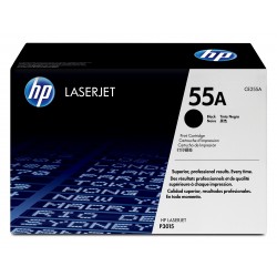 Toner HP CE255A Negro 55A Laserjet P3015 6.000 paginas