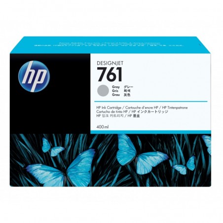 Cartucho De Tinta HP CM995A Gray Gris 761 400ml Designjet T7100 T7200