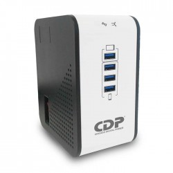 Regulador De Voltaje CDP 1000va 400w USB 8 Tomas