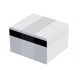 Tarjetas PVC Zebra 104523-112 Calibre 30 Mil x 500 Tarjetas Baja Coercitividad Blanco