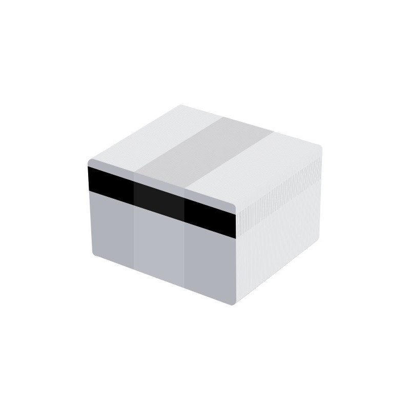 Tarjetas PVC Zebra 104523-112 Calibre 30 Mil x 500 Tarjetas Baja Coercitividad Blanco