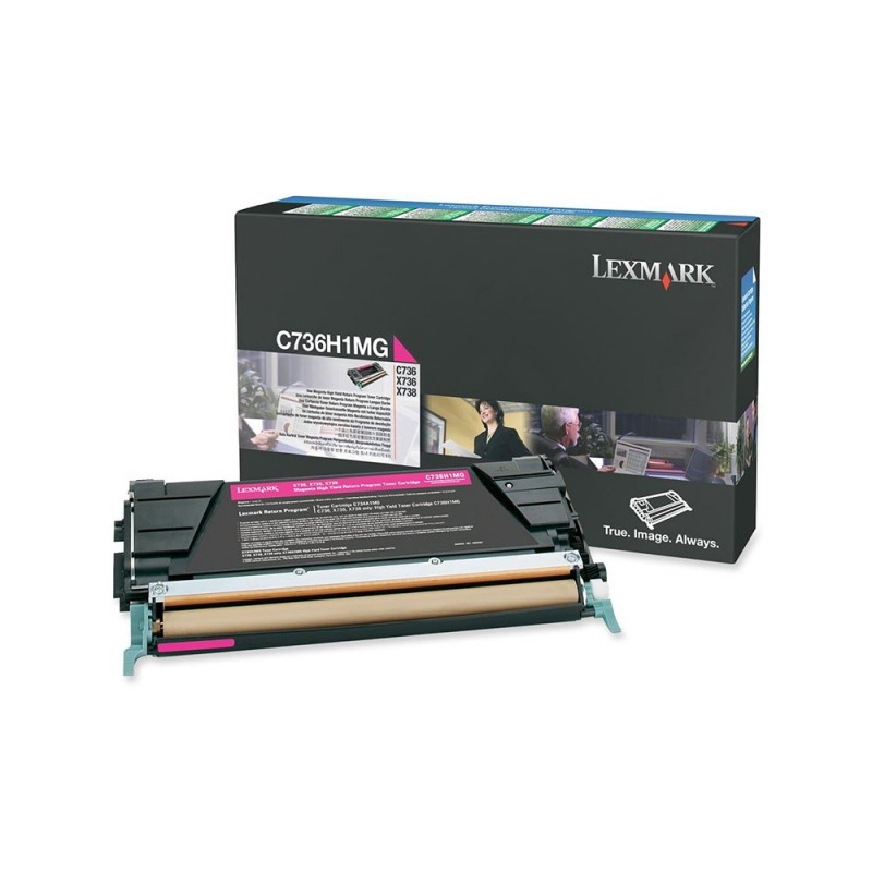 Toner Lexmark C736H1MG C736 X736 X738 Magenta 10.000 Paginas