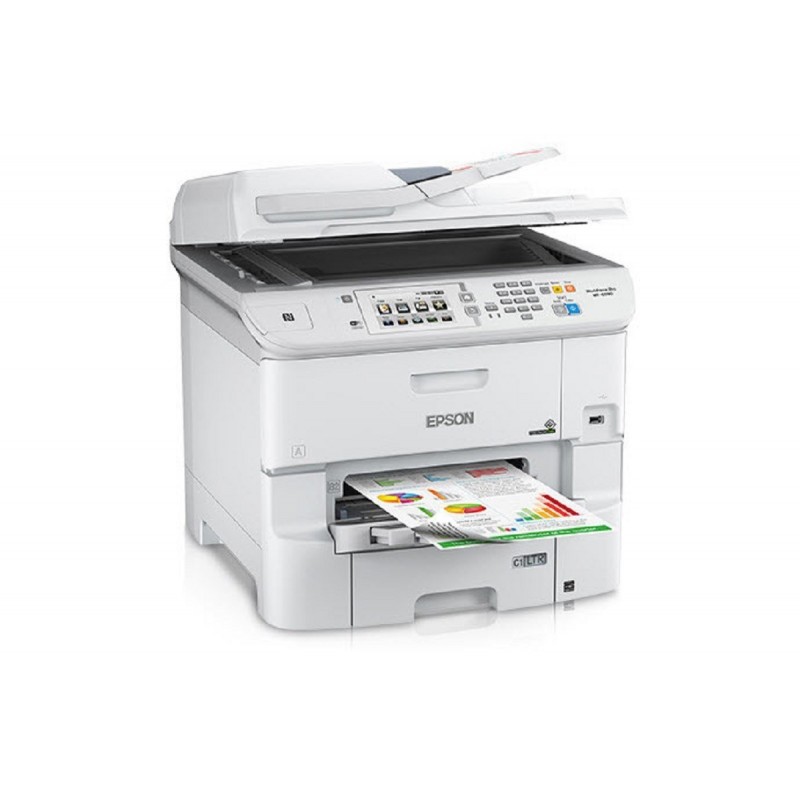 Impresora Epson WF-6590DW Workforce Multifuncional Color Duplex WiFi Blanco