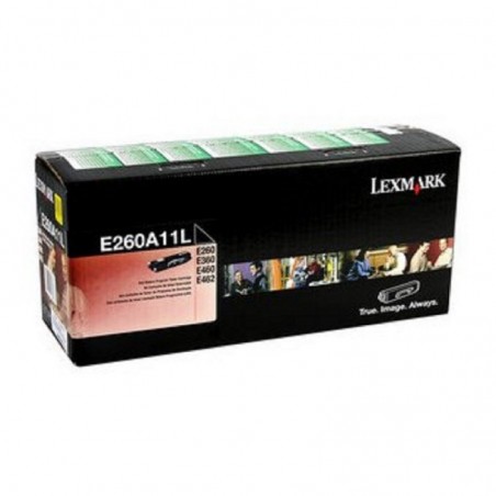 Toner Lexmark E260A11L Negro 3.500 Paginas E260 E360 E460