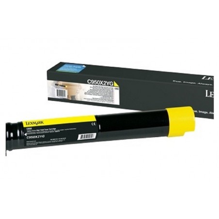Toner Lexmark C950X2YG Amarillo 24.000 paginas para C950DE