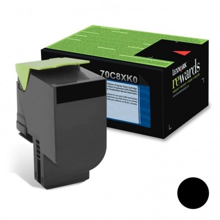 Toner Lexmark 70C8XK0 Negro 708XK 8.000 Paginas CS510DE