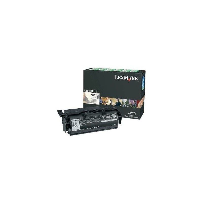 Toner Lexmark X651H11L Negro 25.000 Paginas X651 X652 X654 X656 X658