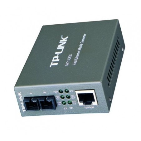 Convertidor De Medios Tp-Link MC110CS 100Mbps RJ45 a 100Mbps SC Multi Modo Fibra