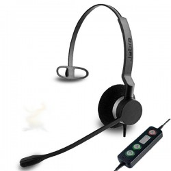 Diadema Jabra Biz 2300 Duo USB Negro Ms Lync Con Microfono