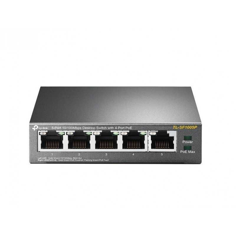Switch Tp-Link TL-SF1005P PoE 5 Puertos 10/100