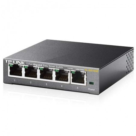 Switch Tp-Link 5 Puertos Gigabit 10/100/1000 RJ-45 TL-SG105E