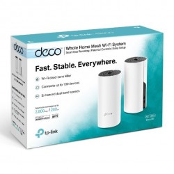 Router Tp-Link Deco M4 Kit x 2 WiFi AC1200 Doble Banda 5Ghz 2.4Ghz