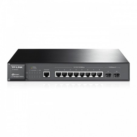 Switch Tp-Link 8 Puertos Gigabit 2SFP TL-SG3210 Administrable L2