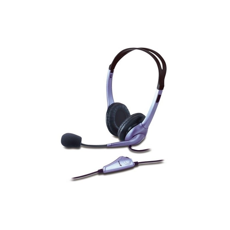 Diadema Audifono Genius HS-04S 2 Plug Con Microfono