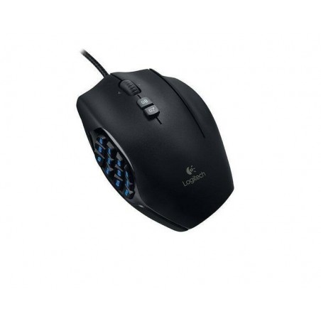 Mouse Logitech G600 MMO Gaming USB Negro