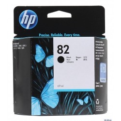 Cartucho De Tinta HP CH565A HP 82 69ml Negra Designjet 510 Designjet 111