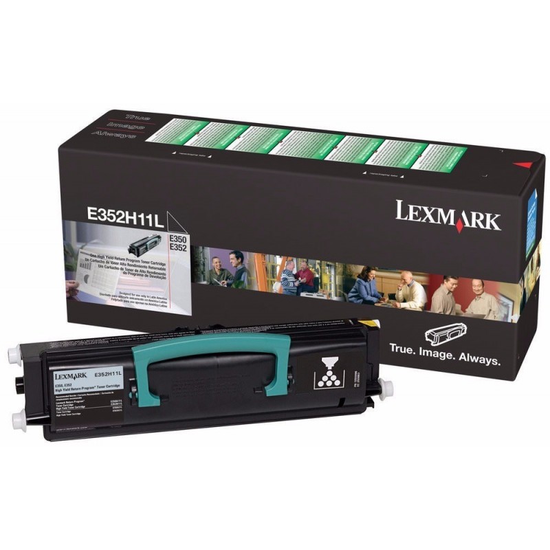Toner Lexmark E352H11L Negro 9.000 Paginas E350 E352 E250