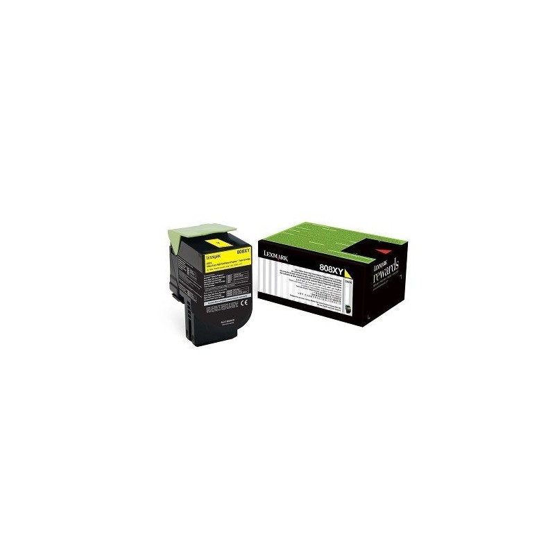 Toner Lexmark 80C8XY0 Amarillo 808XY 4.000 Paginas CX510DE CX510DHE