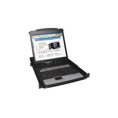 Consola KVM Tripp Lite 16 Puertos LCD Rack 19" Multiplexor B020-U16-19-K NetDirector