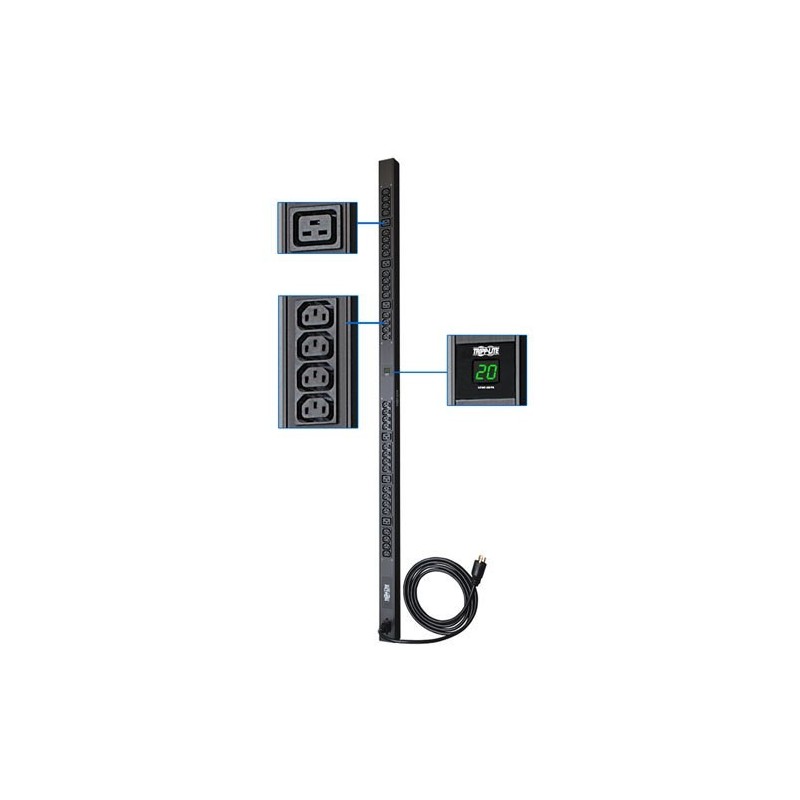 PDU Tripp Lite PDUMV20HV Monofasico 20A 3.8Kw 38 Tomas Medidor Digital