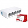 Switch Mercusys 5 Puertos 10/100Mbps MS105 No Administrable
