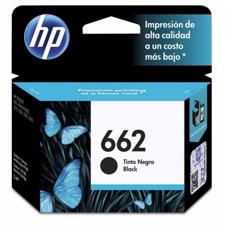 Cartucho De Tinta HP 662 Negro CZ103AL 120 Paginas 2515 3515