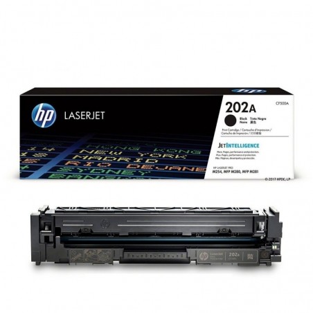 Toner HP 202A Negro CF500A 1.400 Paginas M254 M281 M280