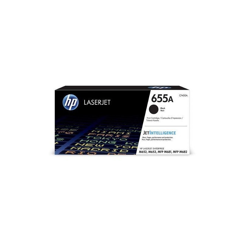 Toner HP CF450A Negro 655A 12.500 Paginas LaserJet M652 M653 M681 M682