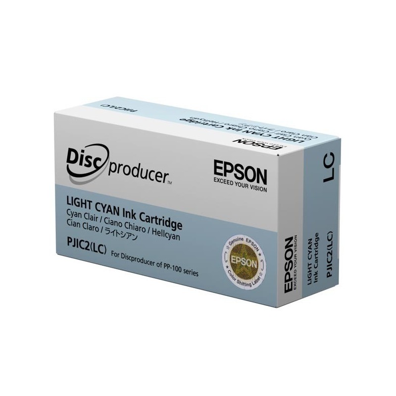 Cartucho De Tinta Epson PJIC2 Light Cyan Discproducer PP-100II PP-100 PP-100AP PP-50