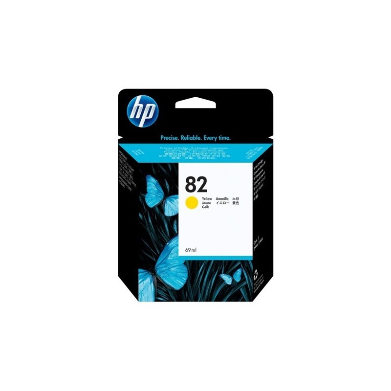 Cartucho De Tinta HP C4913A Amarillo HP 82 69ml Designjet 510 Designjet 111