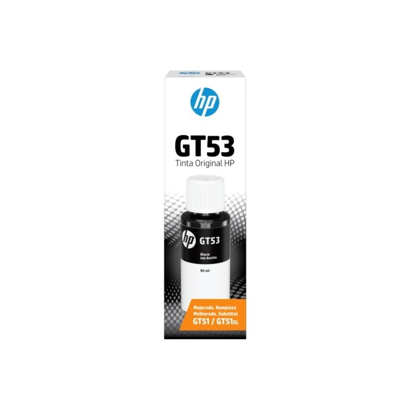 Botella De Tinta HP GT53 Negro 90ml 4.000 Paginas 1VV22AL