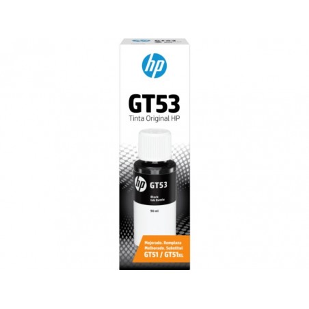 Botella De Tinta HP GT53 Negro 90ml 4.000 Paginas 1VV22AL