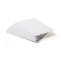 Tarjetas PVC Zebra 104523-010 Calibre 10 Mil Adhesivo x 500 Tarjetas Blanco
