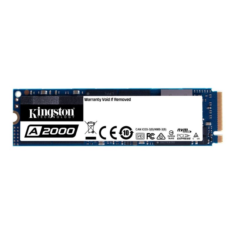 Disco De Estado Solido Kingston 500GB A2000 M.2 2280 PCIe SSD