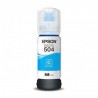 Botella De Tinta Epson 504 Cyan T504220 6.000 Paginas 70ml L4150 L4160 L6171