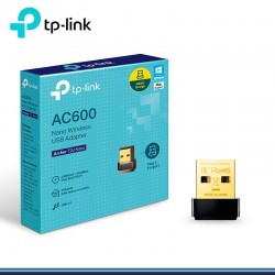 Adaptador Tp-Link Archer T2U Nano AC600 Inalambrico Dual Band USB 433Mbps 5Ghz 2.4Ghz