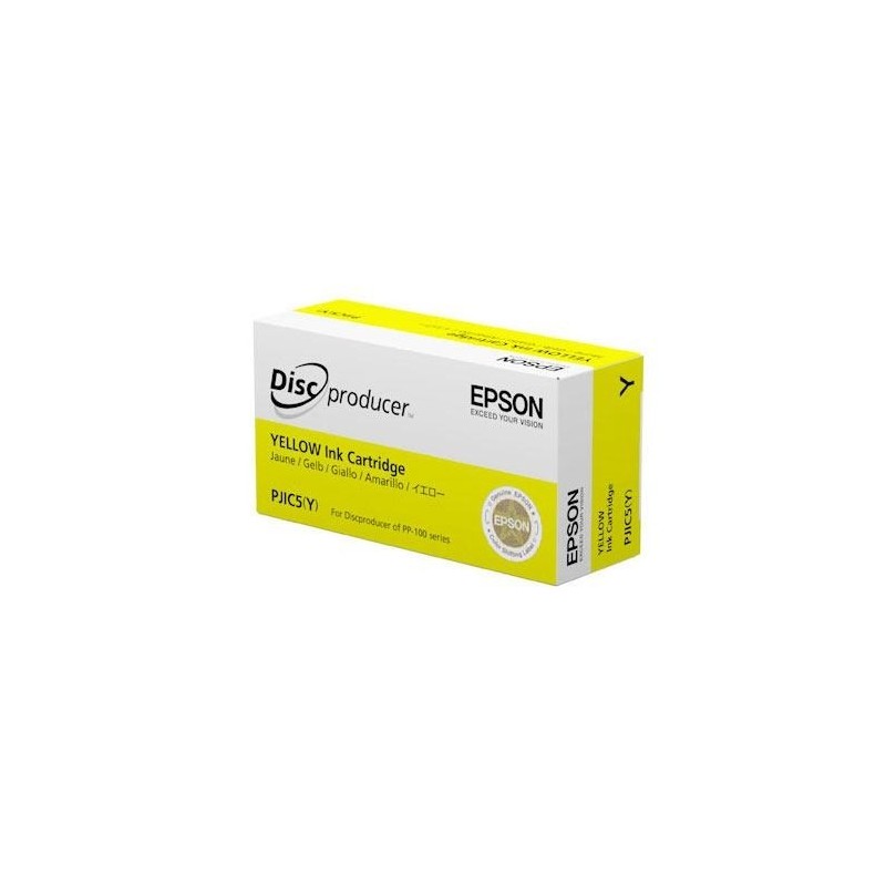 Cartucho De Tinta Epson PJIC5 Yellow Discproducer PP-100II PP-100 PP-100AP PP-50
