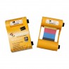 Cinta Zebra 800033-848 YMCKOK Color ZXP Serie 3 6 Panel 165 Impresiones