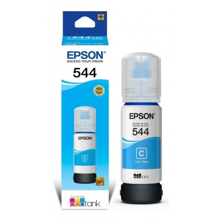 Botella De Tinta Epson 544 C Cyan T544220 65ml L3110 L3150 L1110 L5190