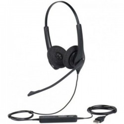 Diadema Jabra Biz 1500 Duo USB Negro 1559-0159
