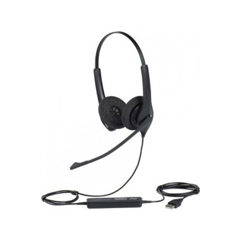 Diadema Jabra Biz 1500 Duo USB Negro 1559-0159