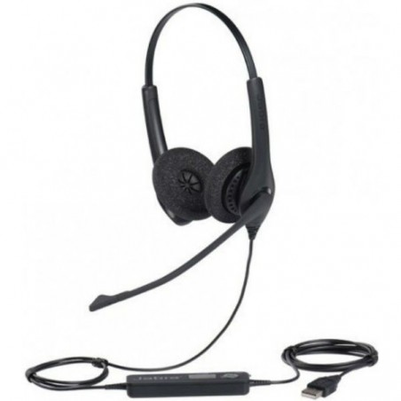 Diadema Jabra Biz 1500 Duo USB Negro 1559-0159