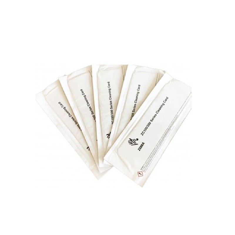 Kit De Limpieza Card Zebra 105999-311 ZC100 ZC300 5 Tarjetas