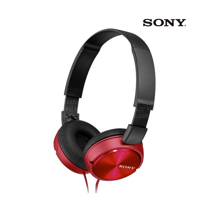 Audifonos Diadema Sony MDR-ZX310AP Rojo Plegables Microfono Integrado